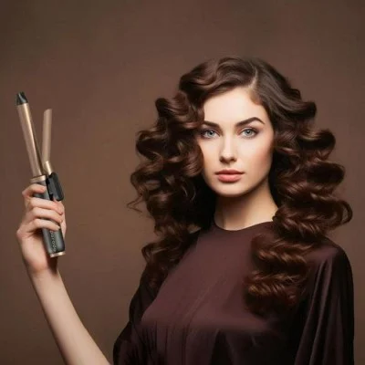 Porodo LifeStyle Wireless Rechargeable Hair Curler - Black
